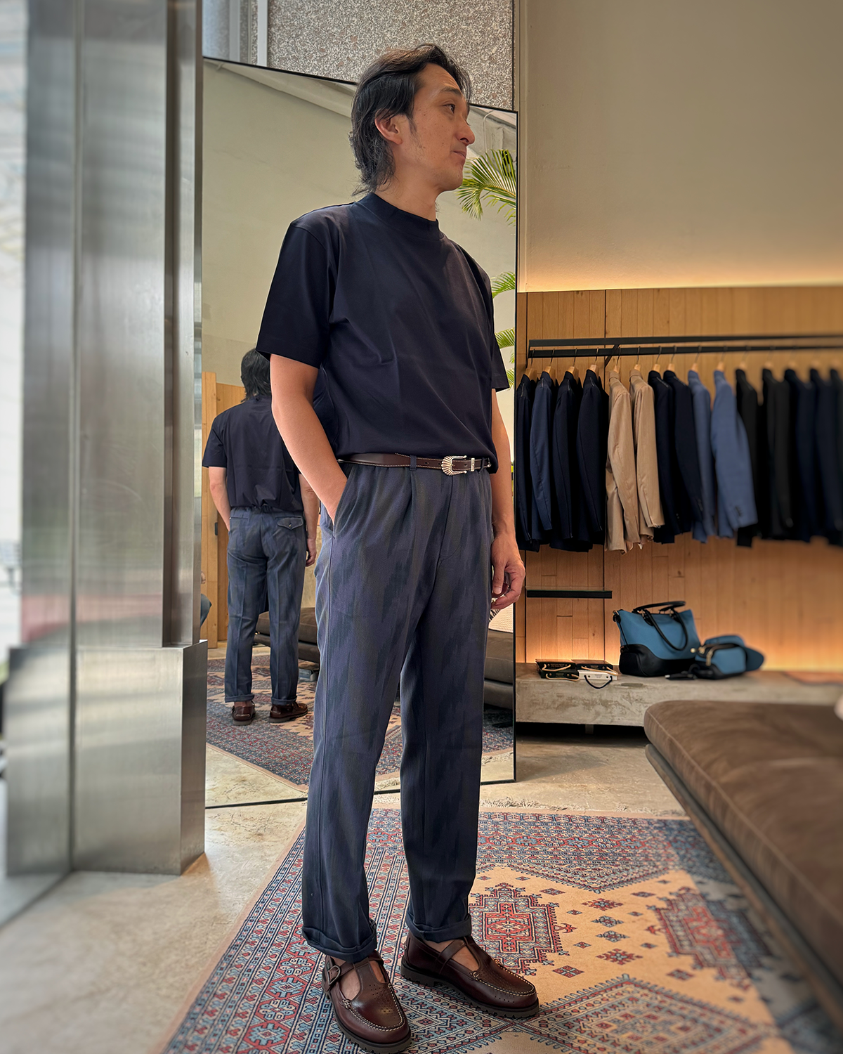 CC x Tatsuya Nakamura One Pleated Easy Trousers