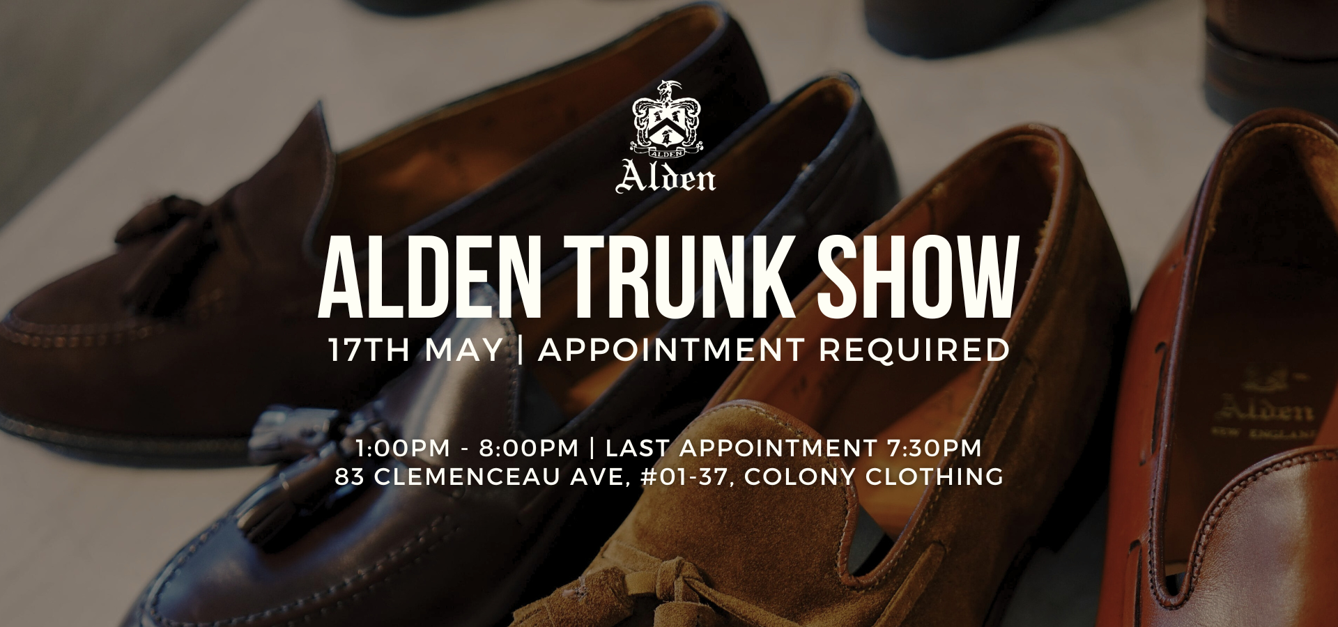 ALDEN MAY 2026 TRUNK SHOW
