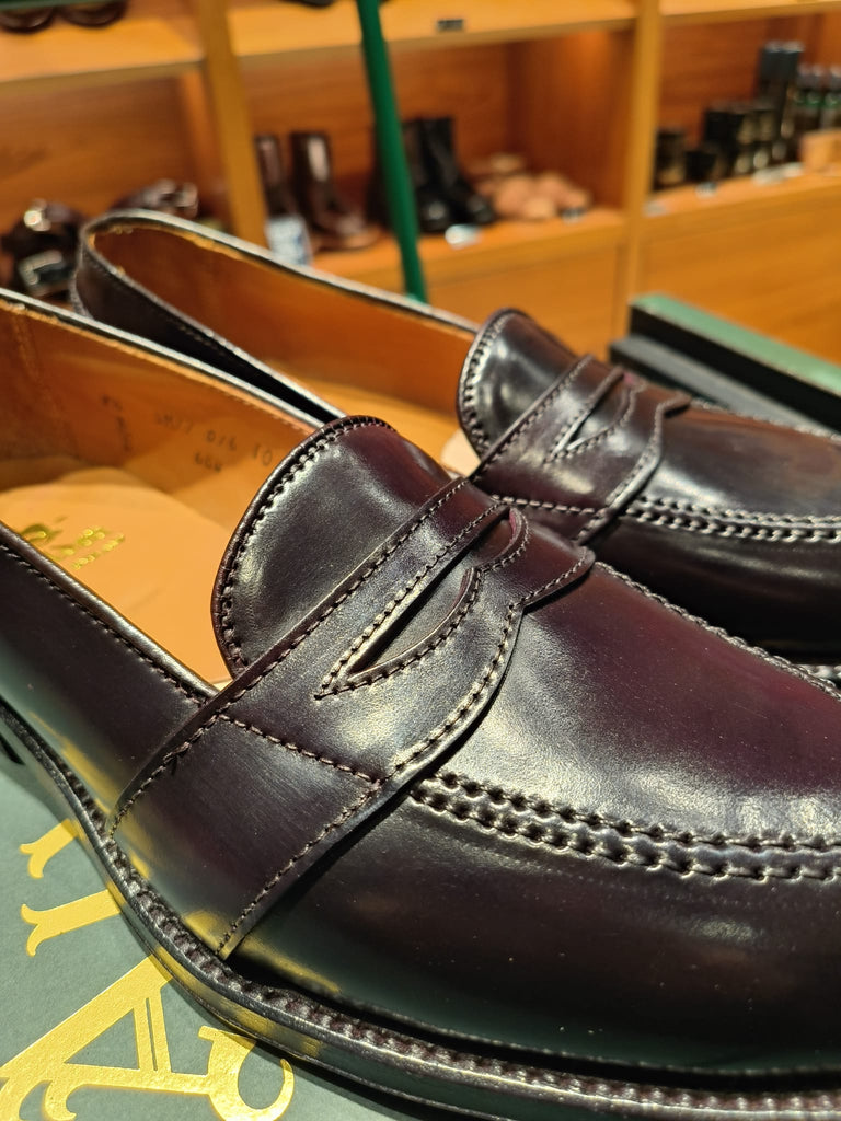 Alden penny loafer sale shell cordovan