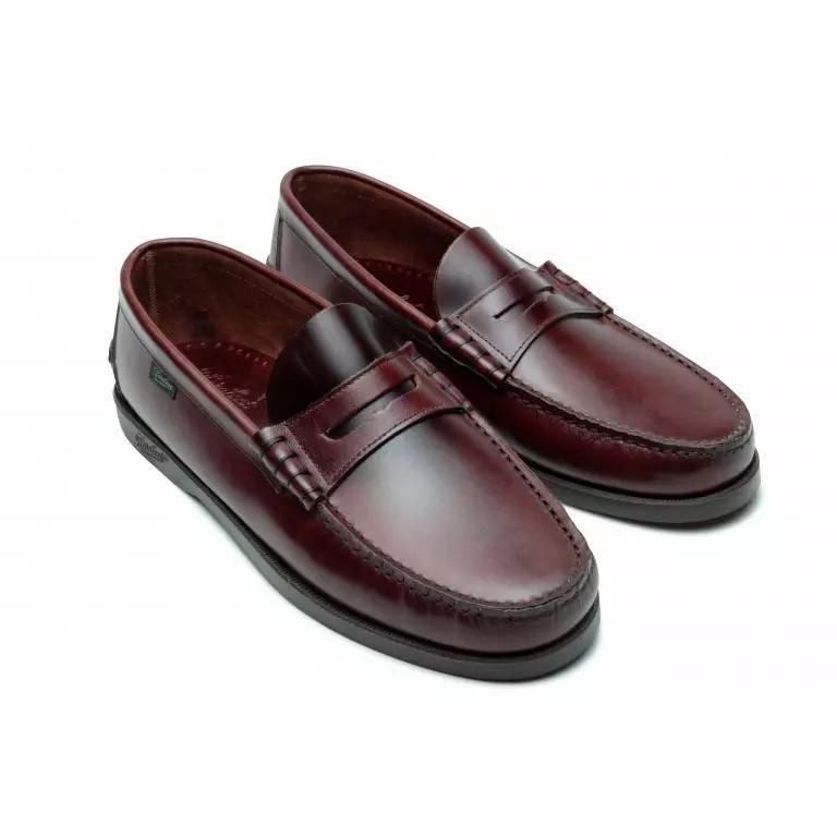 PARABOOT / CORAUX- LISSE AMERICA MAROON – COLONY CLOTHING