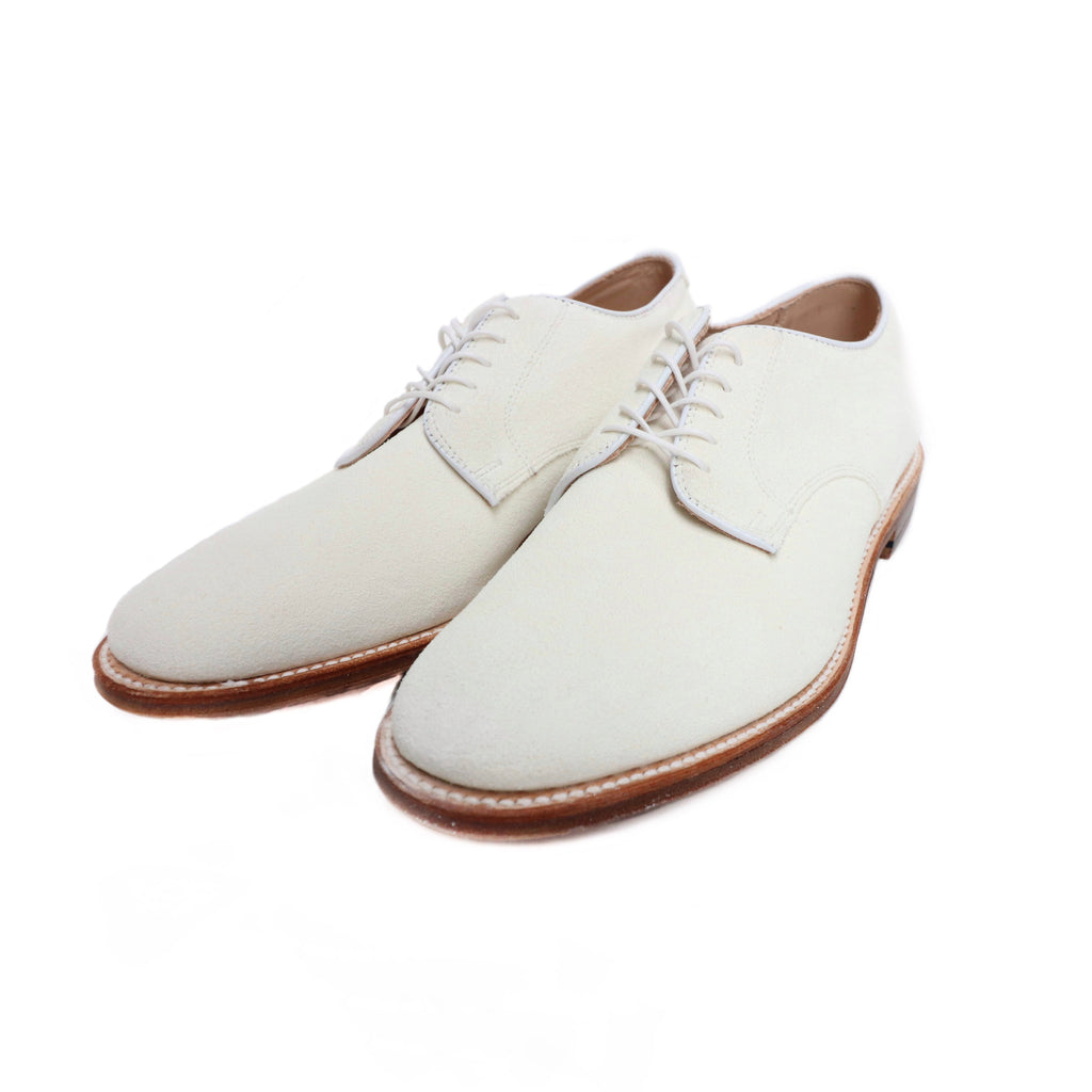 White buck suede 2025 oxford shoes