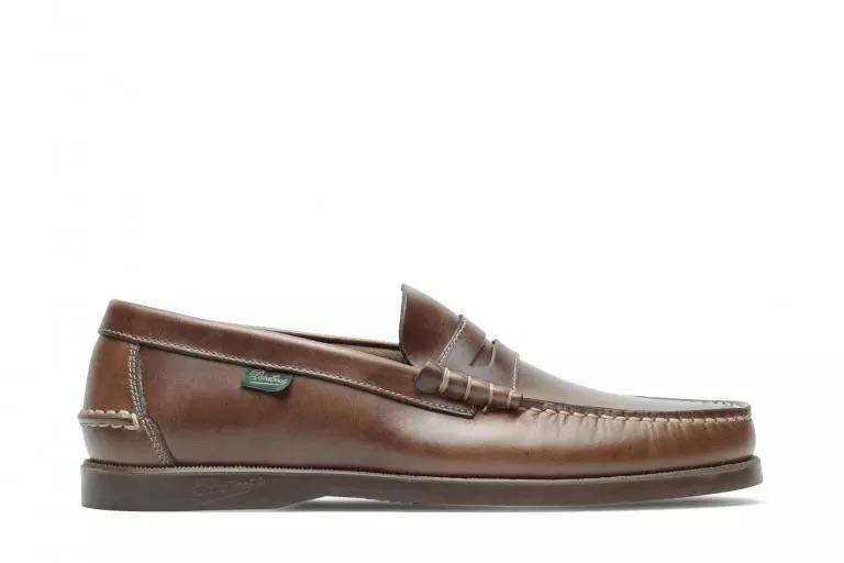 PARABOOT / CORAUX- LISSE NATUREL BROWN – COLONY CLOTHING