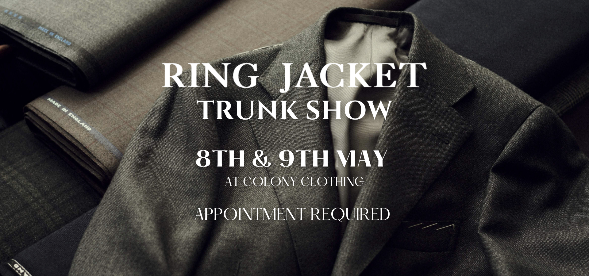 RING JACKET 2026 MAY TRUNK SHOW