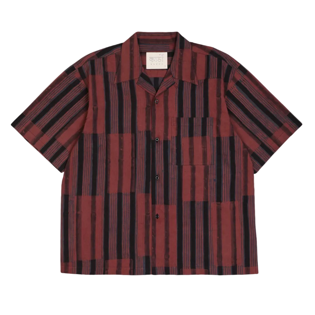 KARDO / ROHIT / BOXY OVER SIZED VINTAGE INSPIRED CAMP COLLAR SHIRT
