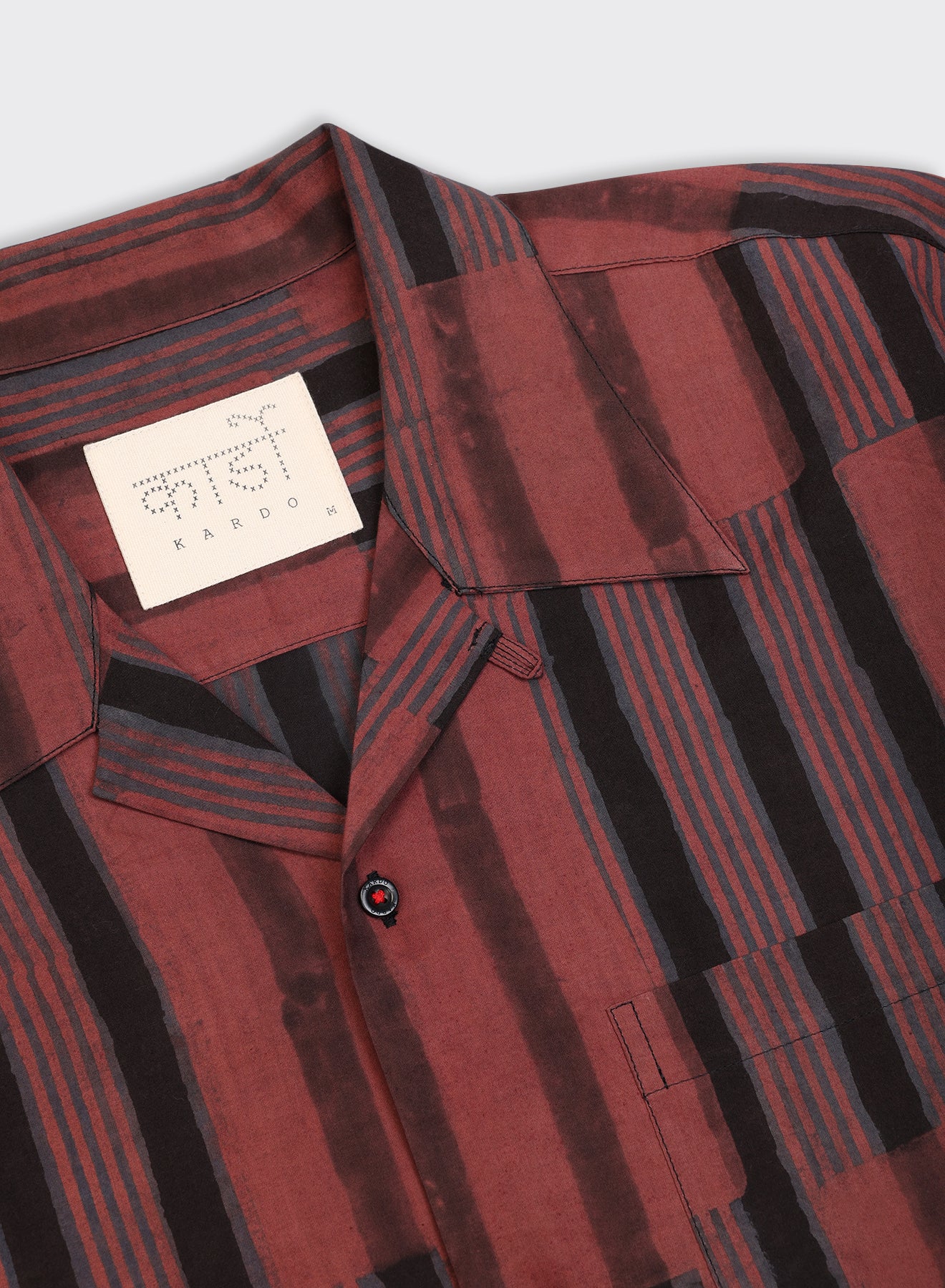 KARDO / ROHIT / BOXY OVER SIZED VINTAGE INSPIRED CAMP COLLAR SHIRT