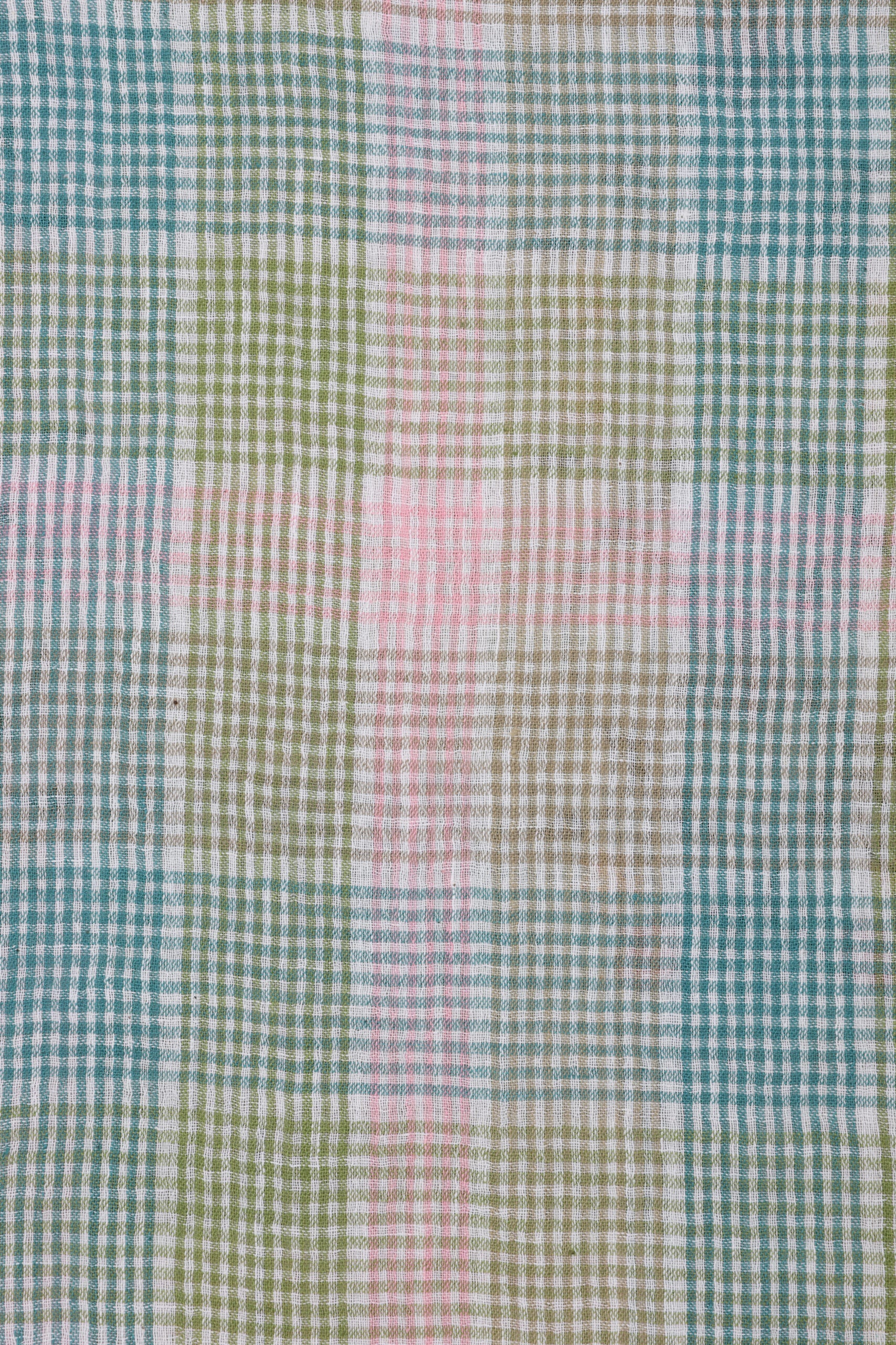 KARDO / RONEN / RELAXED FIT CAMP COLLAR SS SHIRT / CHECKERED FLORAL