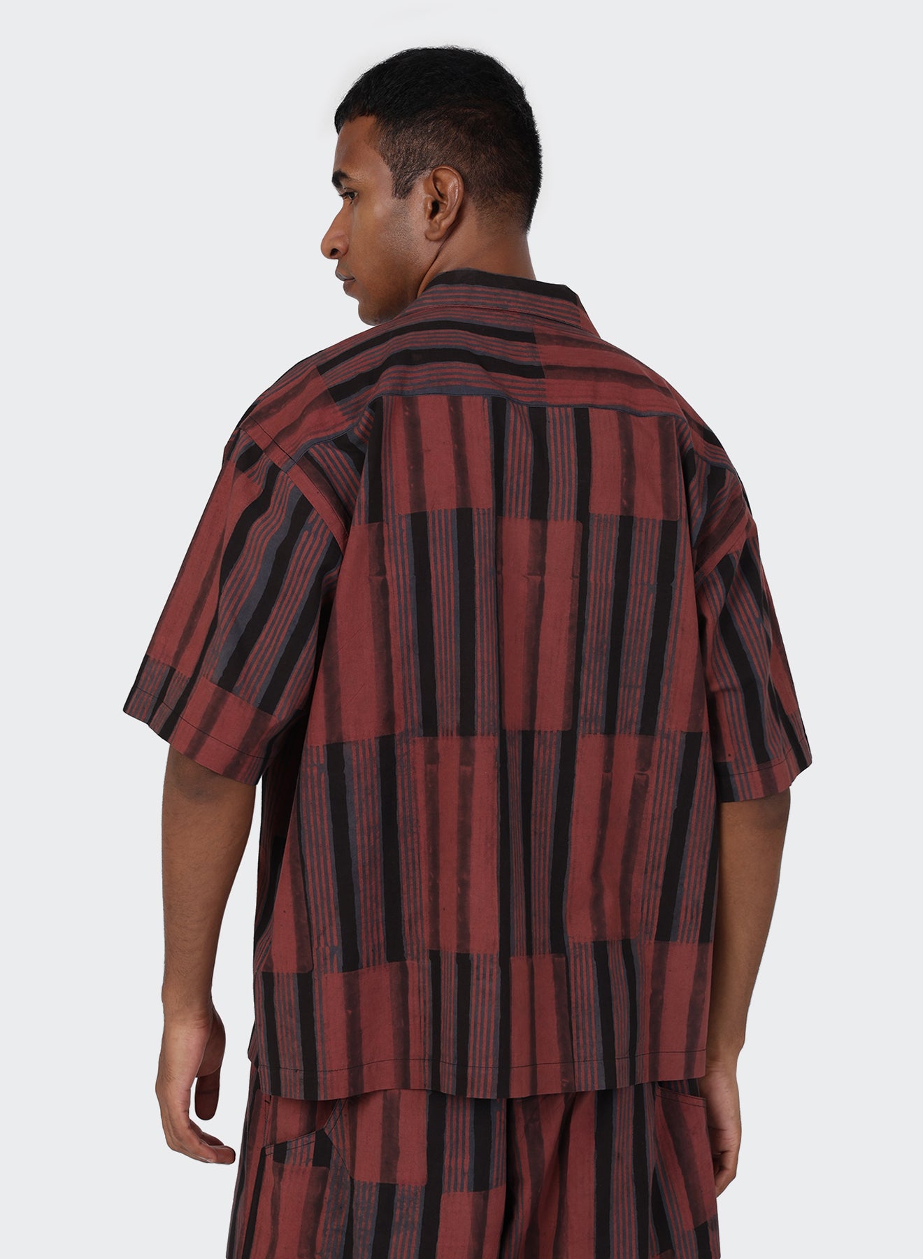 KARDO / ROHIT / BOXY OVER SIZED VINTAGE INSPIRED CAMP COLLAR SHIRT