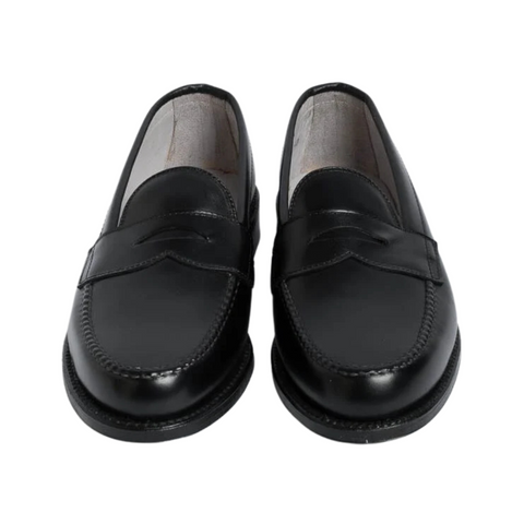 ALDEN 981 BLACK CALF LEISURE HAND SEWN LOAFER