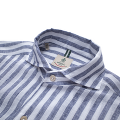 LUIGI BORRELLI / STRIPED LINEN SHIRT / 44463