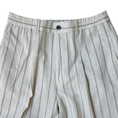 COLONY CLOTHING / ONE PLEATED EASY TROUSERS STRIPE / CC2401-PT02-02