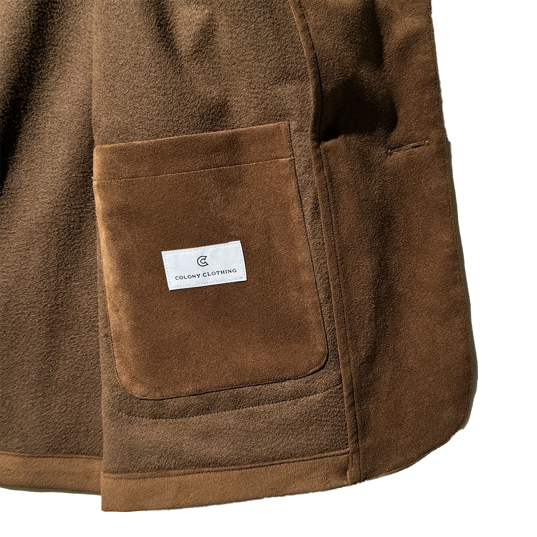 COLONY CLOTHING / ULTRASUEDE SINGLE JACKET / CC2402-JK01S-01
