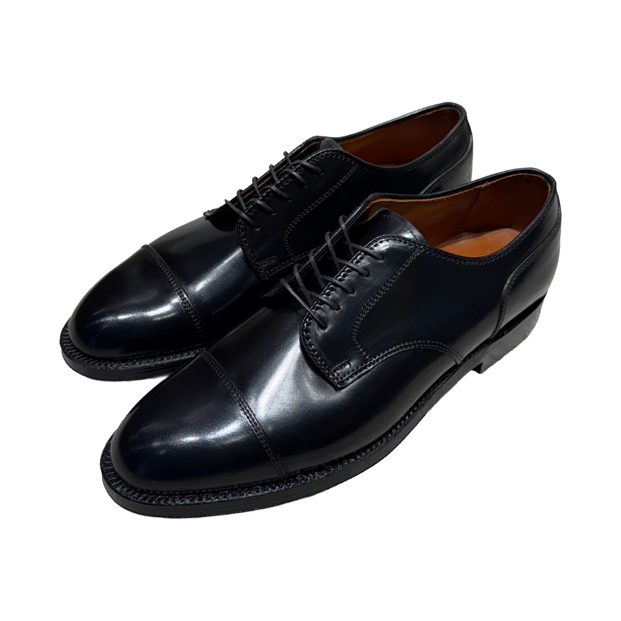 ALDEN 2161 Cap Toe Blucher Black Shell Cordovan