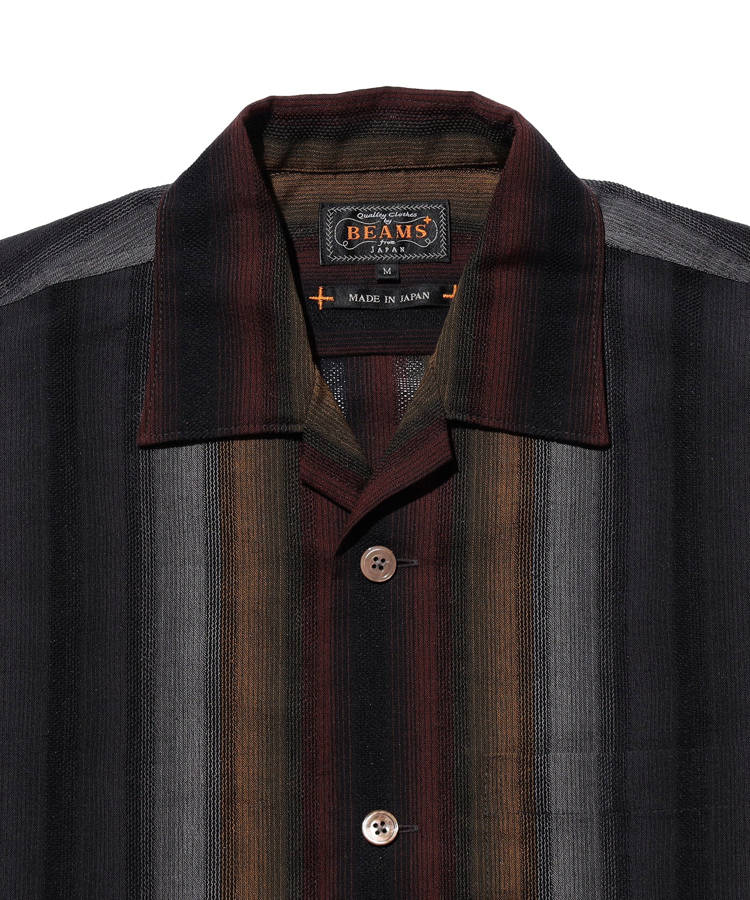 BEAMS PLUS / Cabana Boy-SHT Ombre Stripe / 3801-0262-139