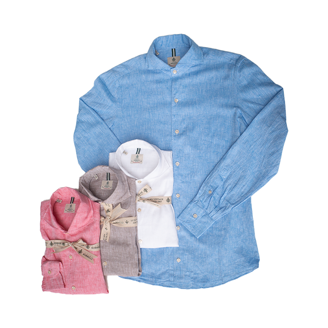 LUIGI BORRELLI / LINEN SHIRT / 1471