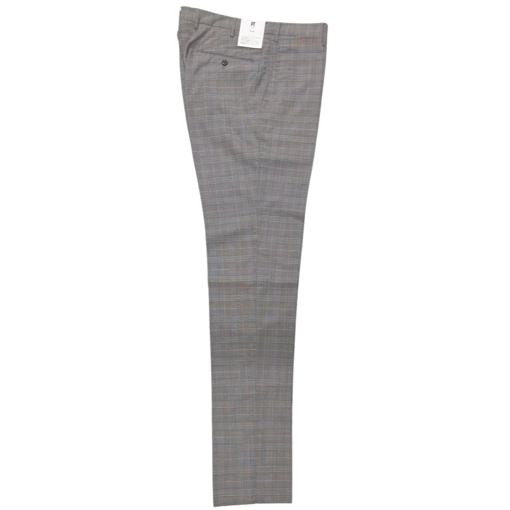 PT TORINO / GREY CHECK PANTS