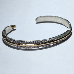 Feather Bracelet by Harvey Mace (0.75")	5-3/4 inch