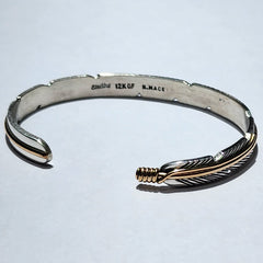 Feather Bracelet by Harvey Mace (0.75")	5-3/4 inch