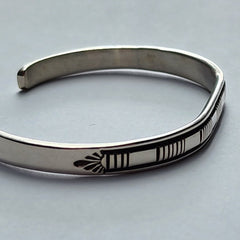 Silver Bracelet by Bruce Morgan 5 / 5.5inch