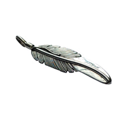 Feather pendant by Harvey Mace (all sterling silver)