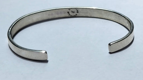 14K & Silver Bracelet by Bruce Morgan 1 / 5.75inch