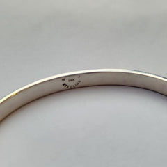 14K & Silver Bracelet by Bruce Morgan 4 / 5.5inch