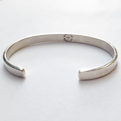 14K & Silver Bracelet by Bruce Morgan 4 / 5.5inch