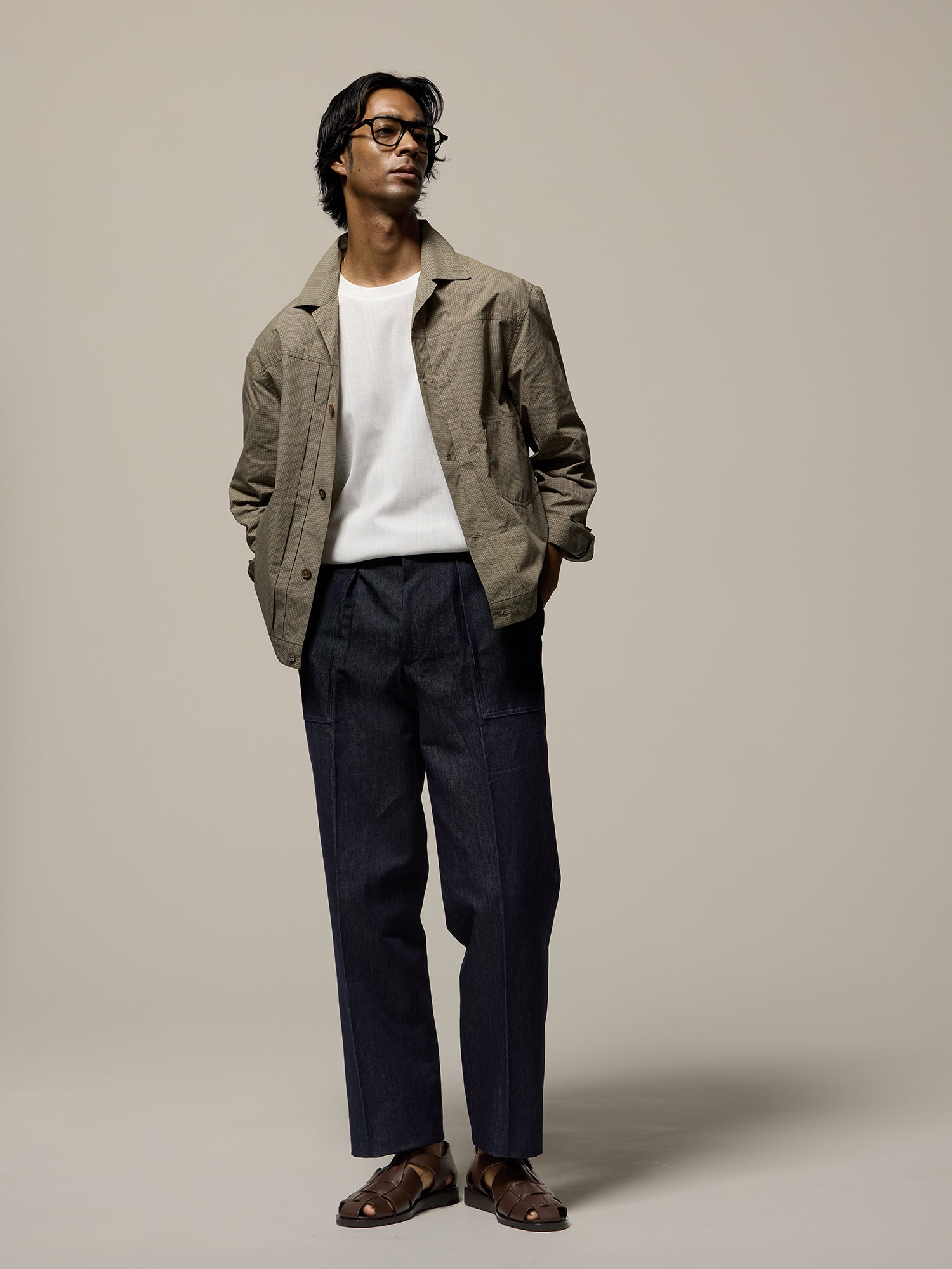 COLONY CLOTHING / DENIM BAKER PANTS / CC2501-PT01-01