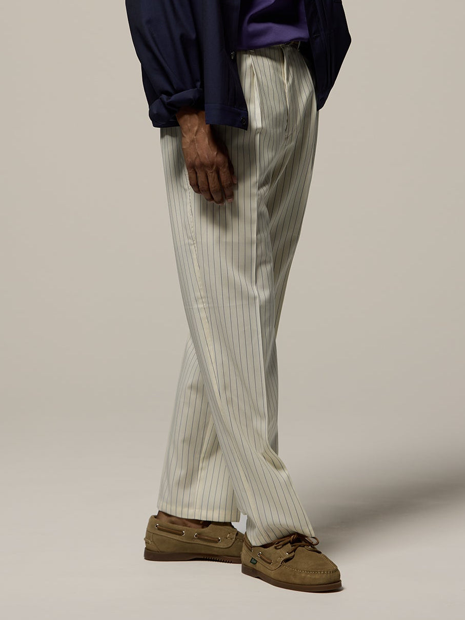 COLONY CLOTHING / RELAX EASY TROUSERS / CC2501-PT02-03 / WHITE STRIPE