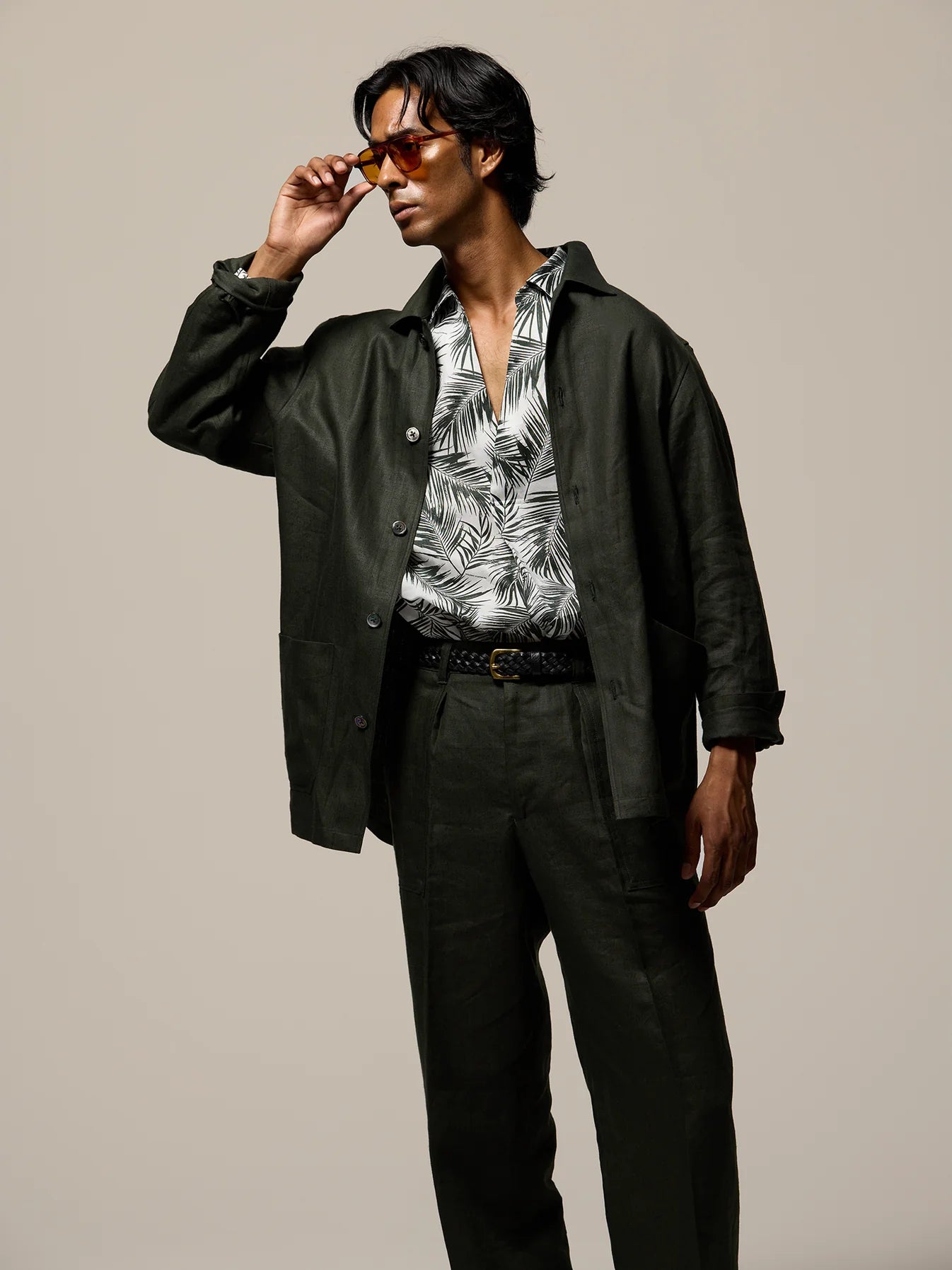 COLONY CLOTHING / BAKER PANTS / CC2501-PT01-02 / BLACK GREEN