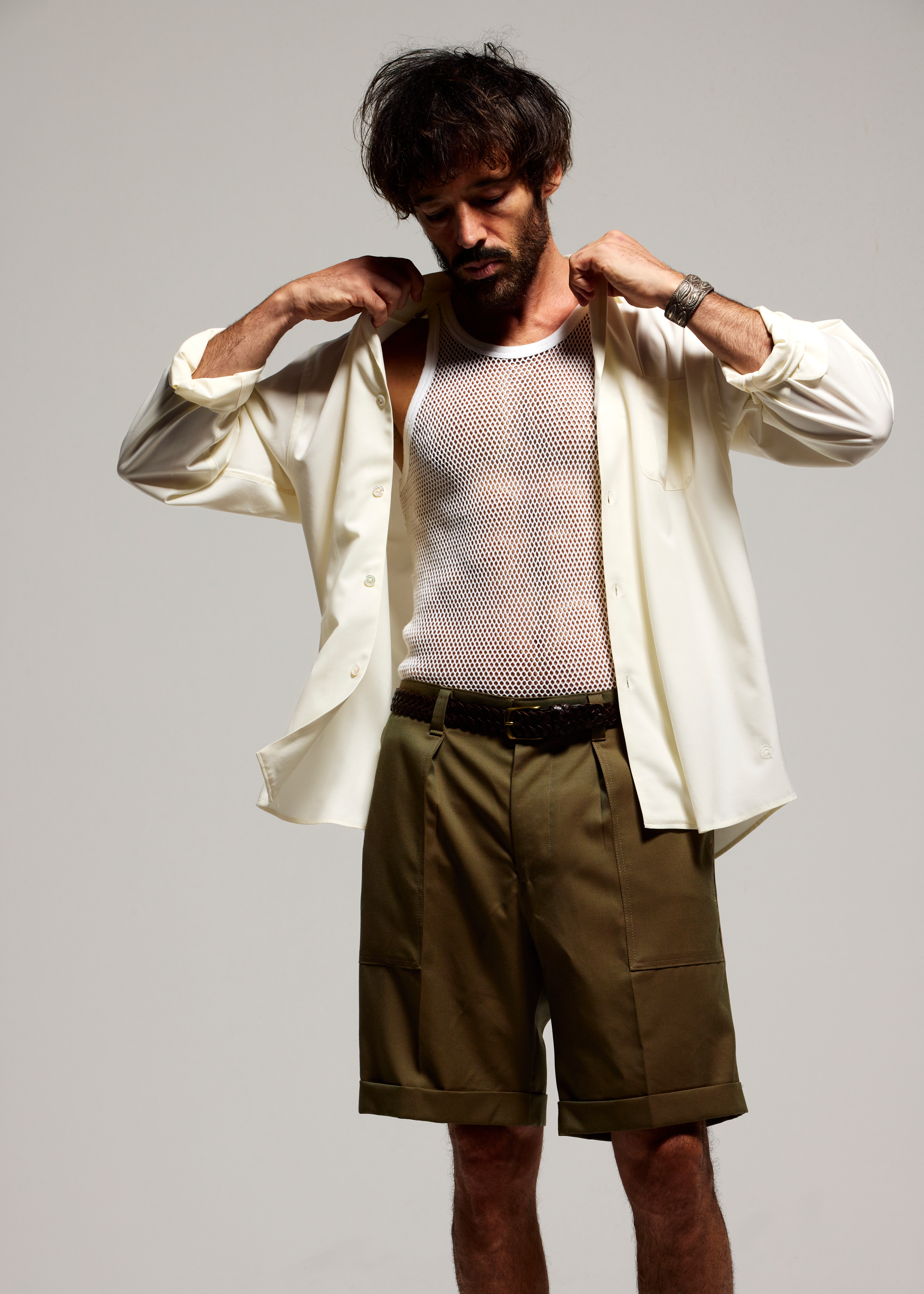 COLONY CLOTHING / OPEN COLLAR SHIRT / CC2601-SH01-05