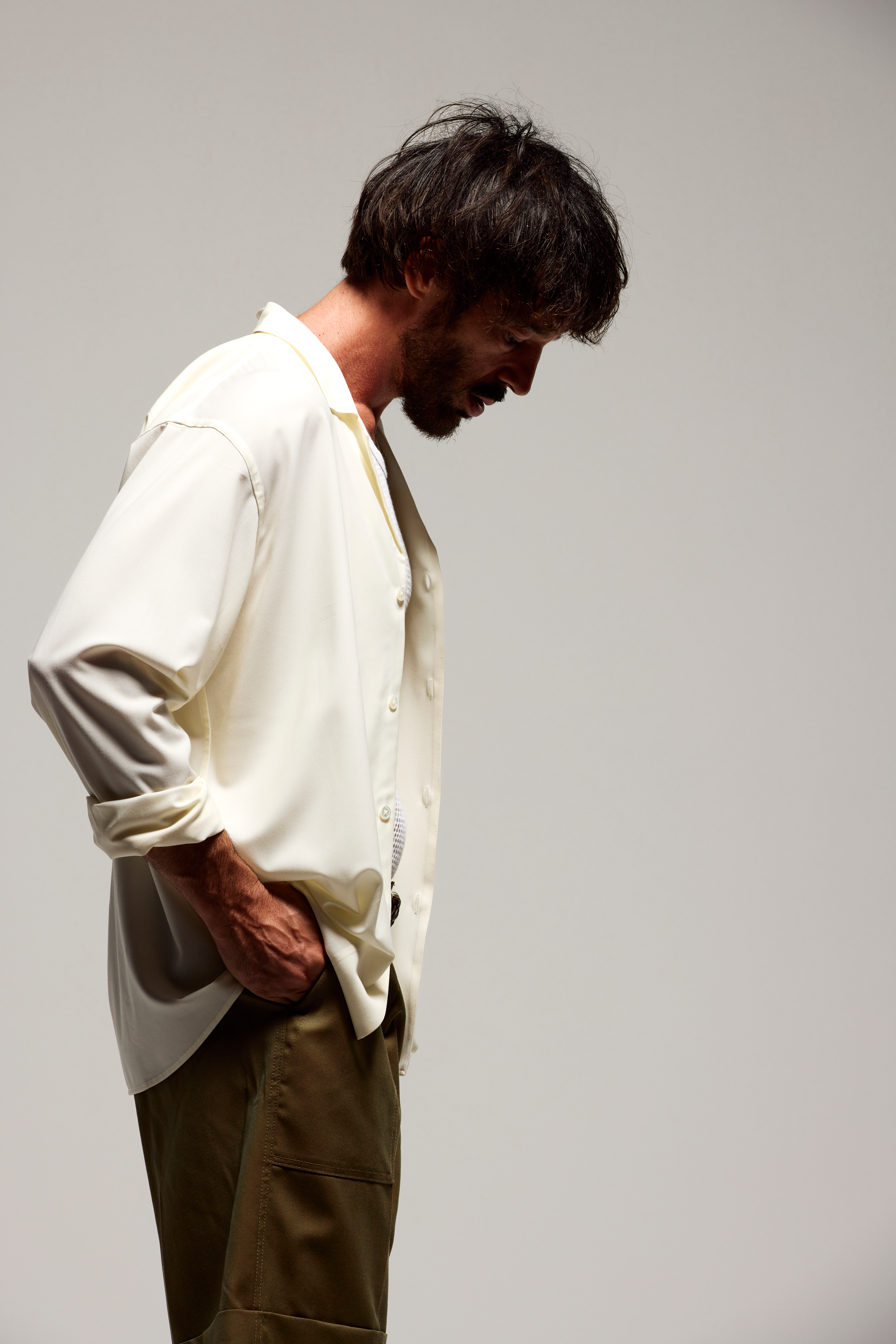 COLONY CLOTHING / OPEN COLLAR SHIRT / CC2601-SH01-05