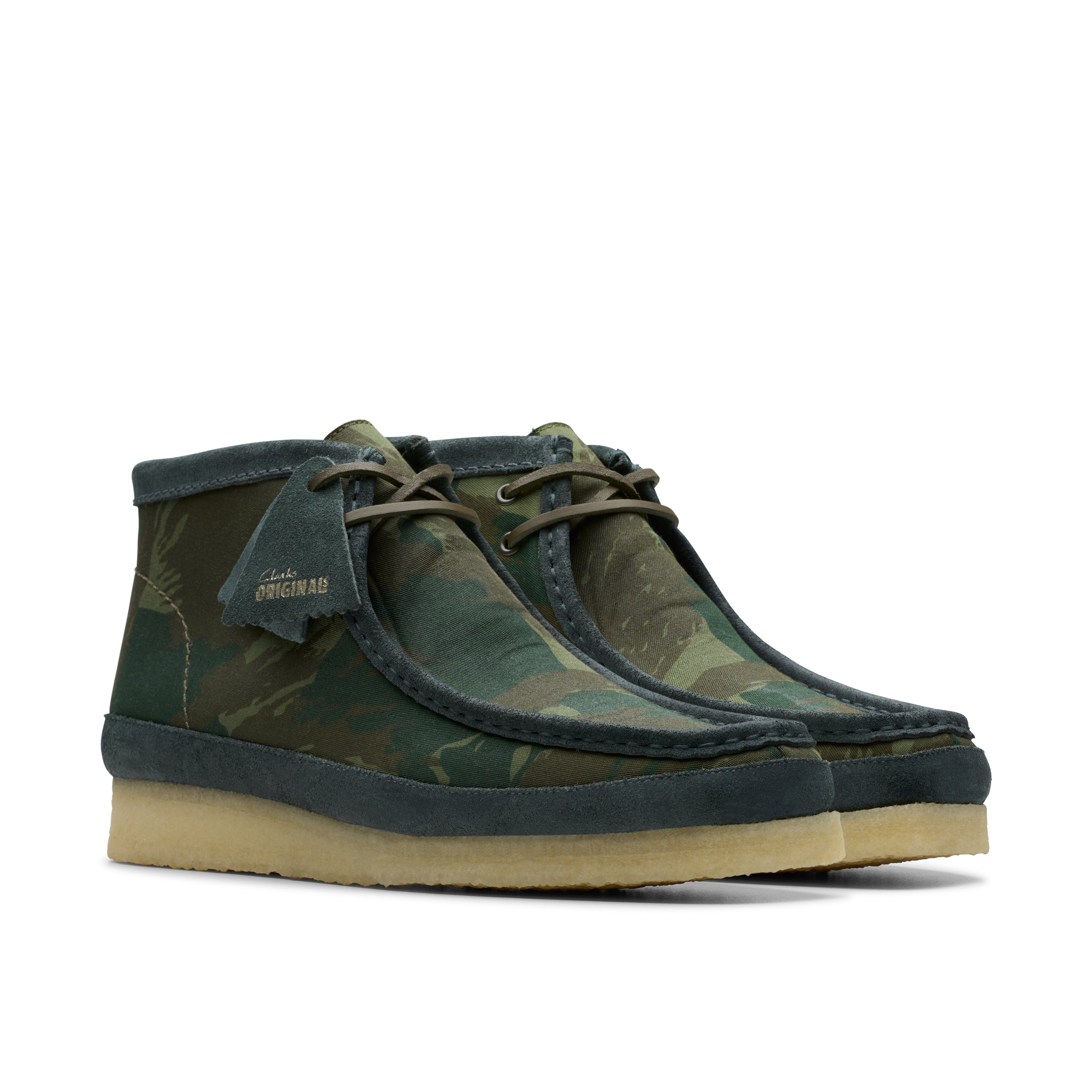 CLARKS / Wallabee Boot GRN Camouflage (MENS)