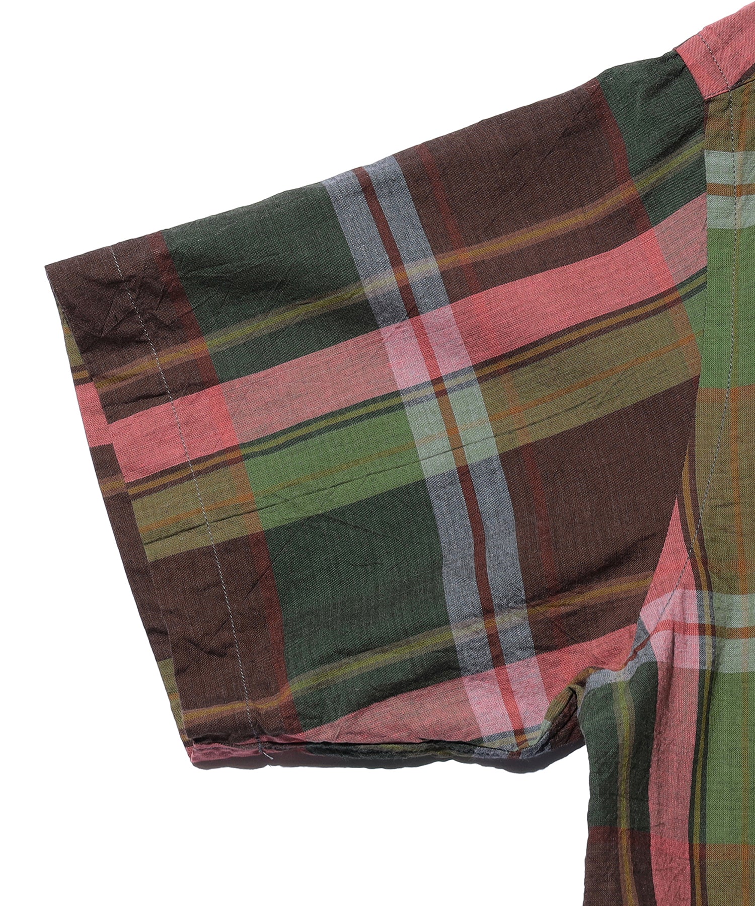 BEAMS PLUS / B.D. Pullover Classic-fit Madras / 3801-0280-139