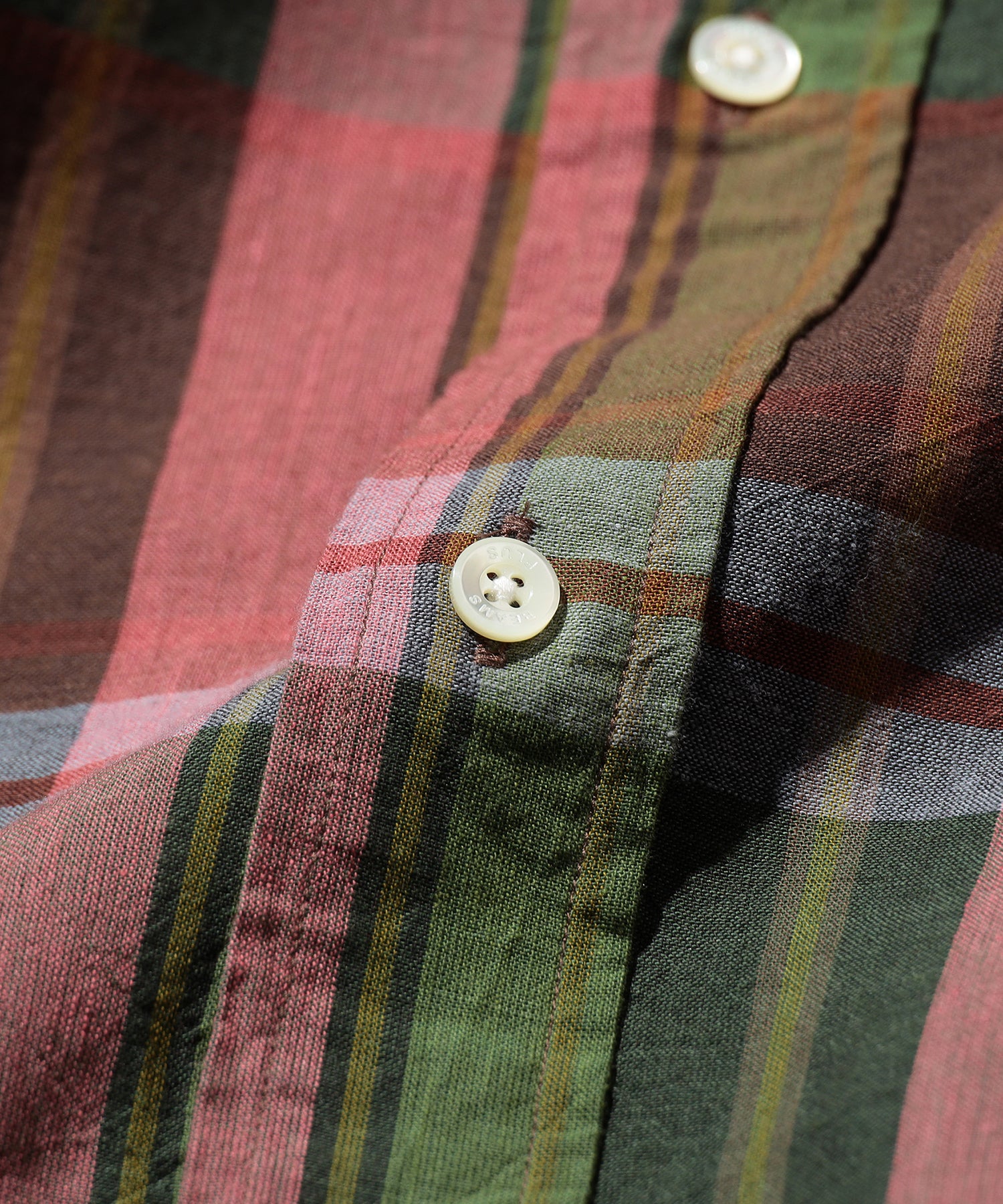 BEAMS PLUS / B.D. Classic-fit Madras / 3811-1925-139