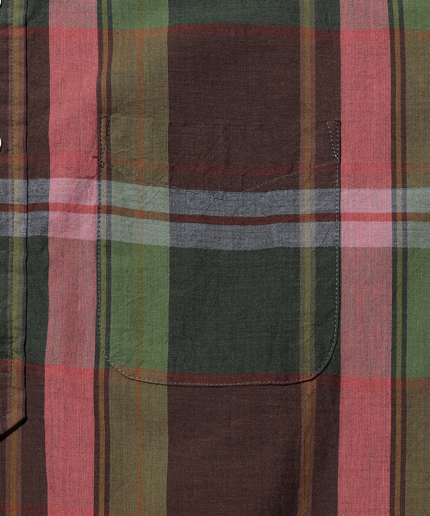 BEAMS PLUS / B.D. Pullover Classic-fit Madras / 3801-0280-139