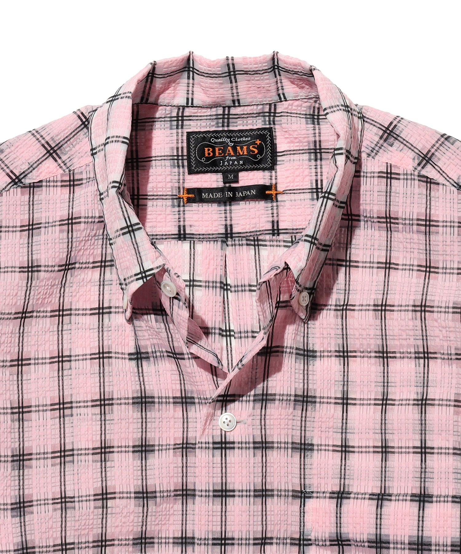 BEAMS PLUS / Open B.D. Nylon Airy Plaid / 3811-1924-139