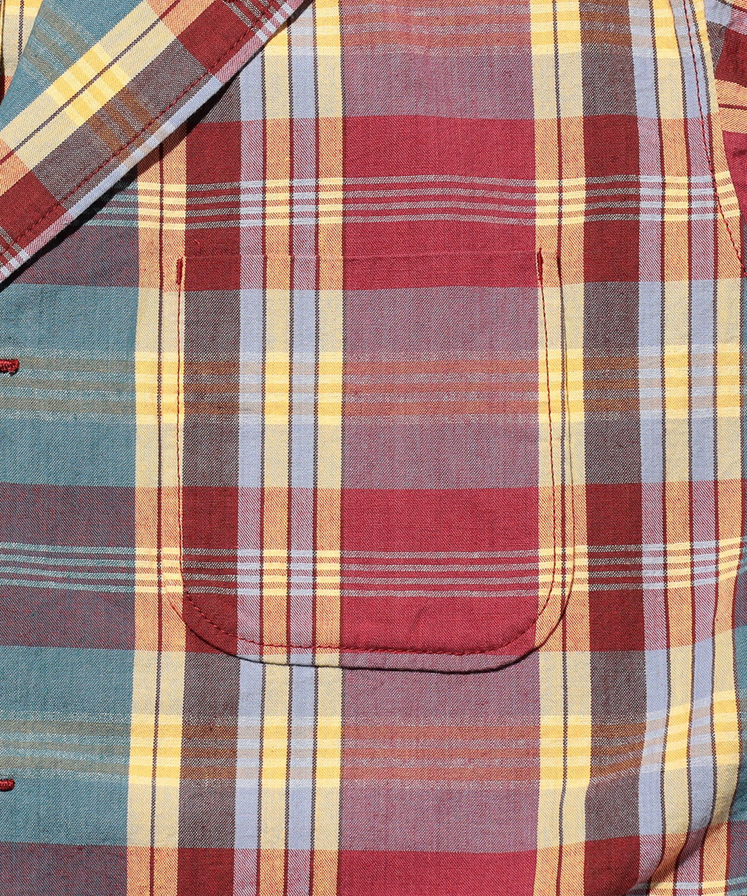 BEAMS PLUS / 4B Cuffs Jacket Heavy Madras / 3816-0752-874