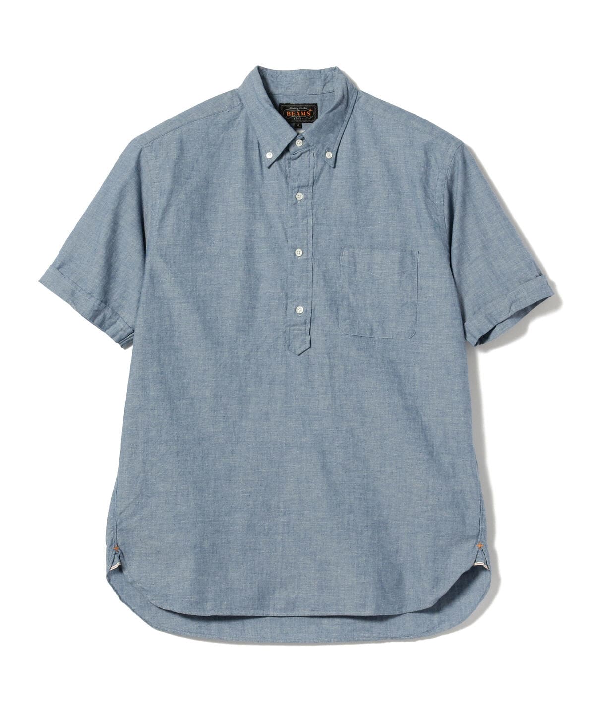 BEAMS PLUS / B.D. Pullover Short Sleeve Chambray / 3801-0034-139