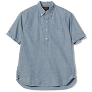 BEAMS PLUS / B.D. Pullover Short Sleeve Chambray / 3801-0034-139