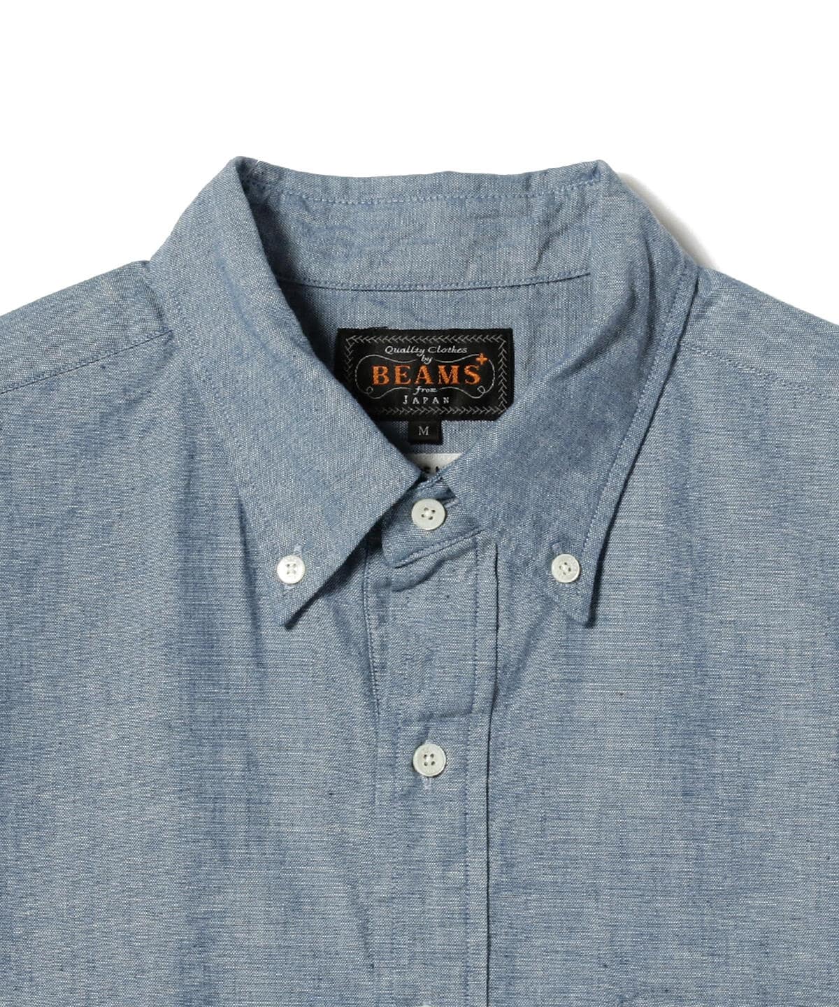 BEAMS PLUS / B.D. Pullover Short Sleeve Chambray / 3801-0034-139