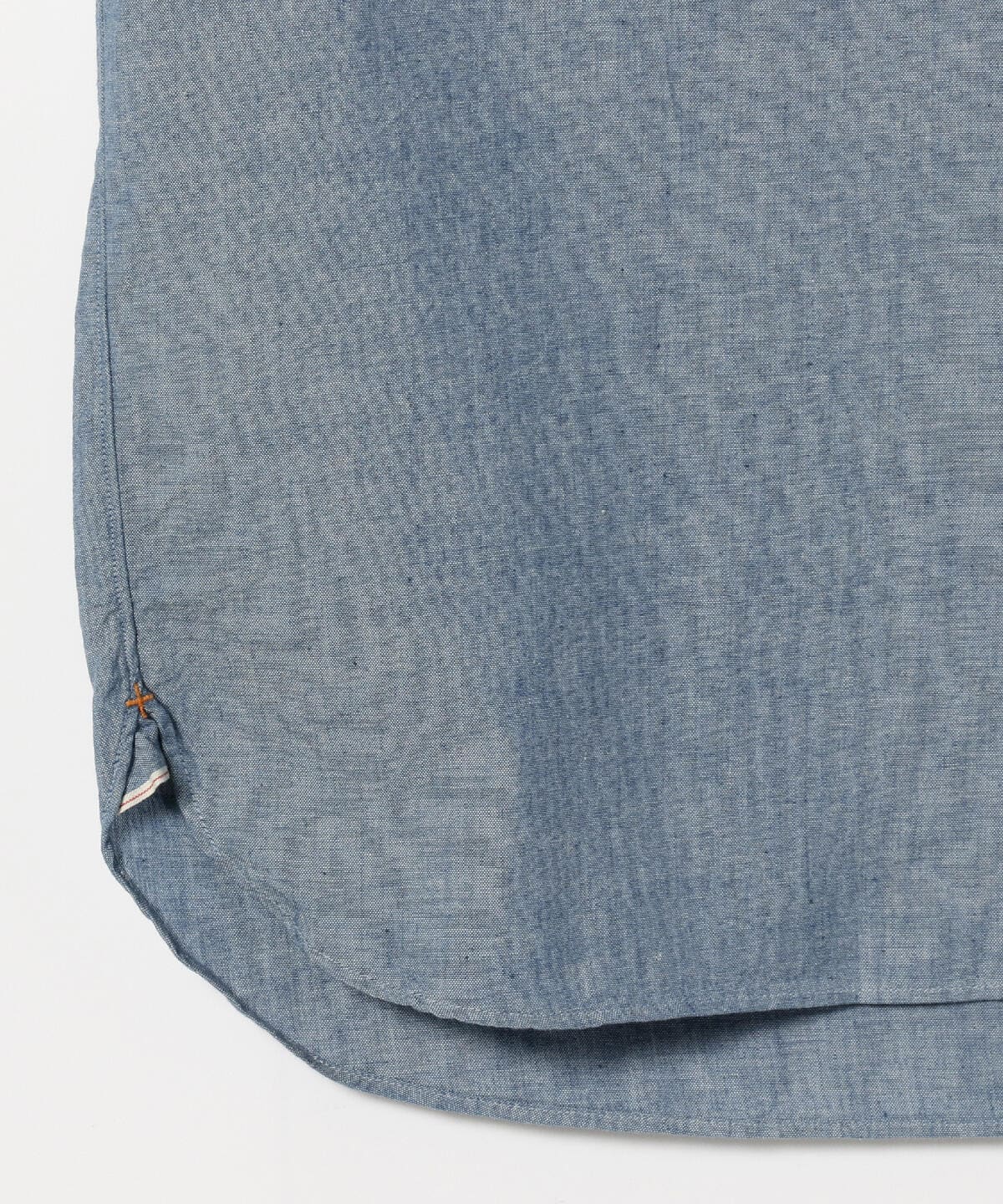 BEAMS PLUS / B.D. Pullover Short Sleeve Chambray / 3801-0034-139