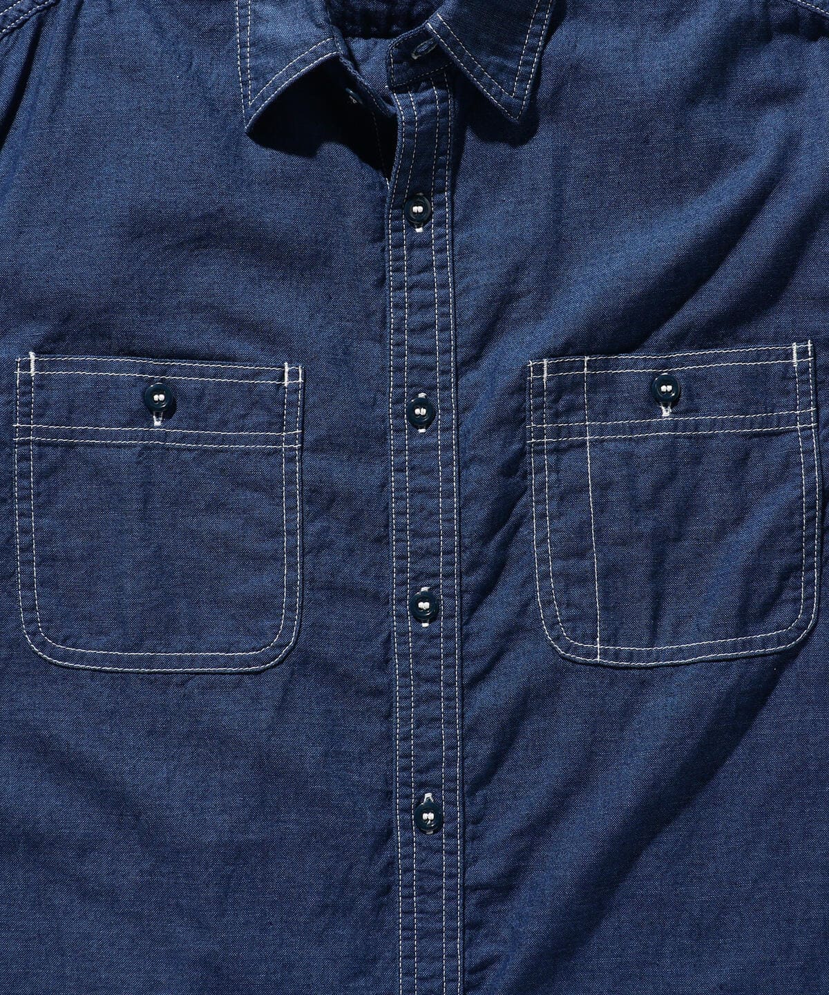 BEAMS PLUS / WORK Indigo Chambray / 3811-0469-139