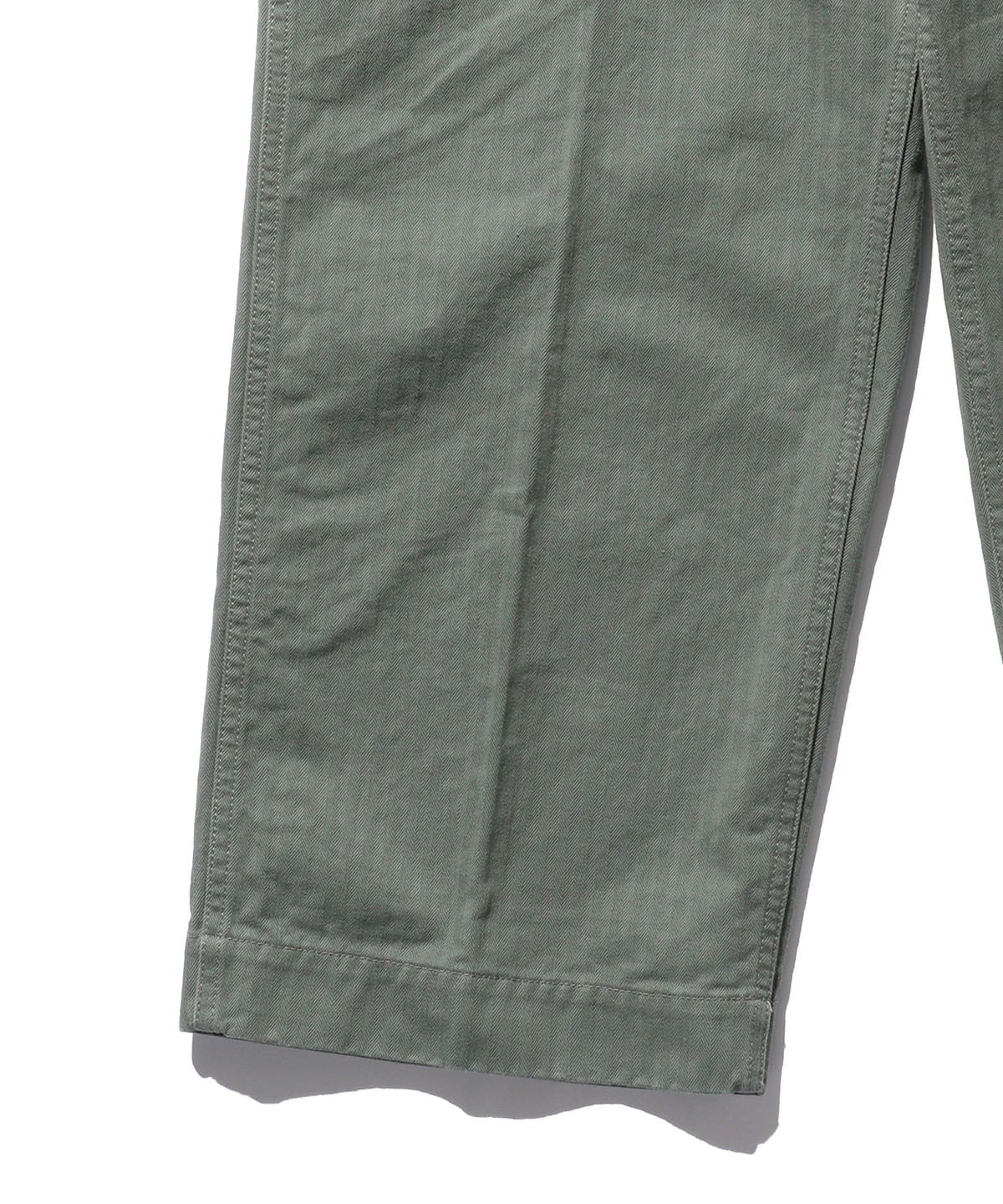 BEAMS PLUS / MIL Trousers Herringbone Sage / 3823-0126-791