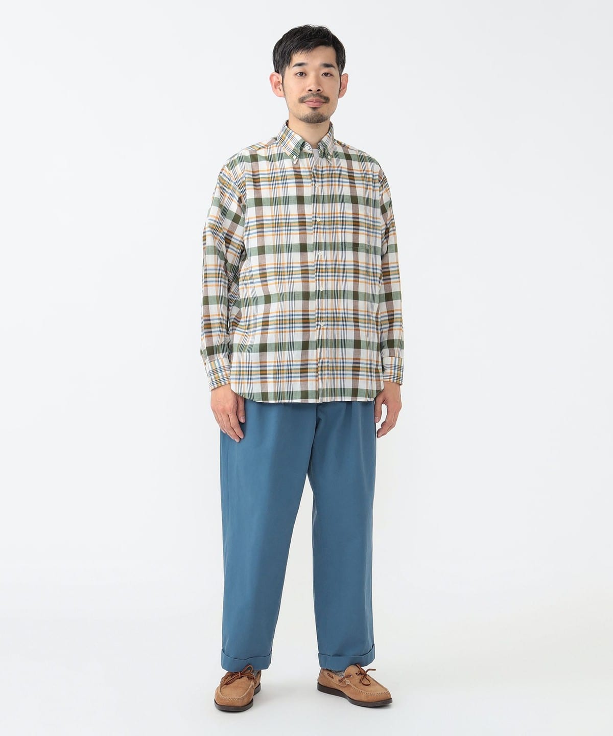 BEAMS PLUS / 2P Trousers Twill Bio Washed / 3823-0291-874