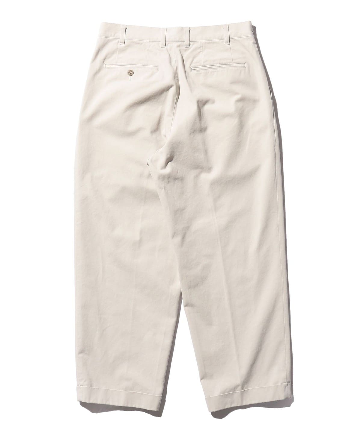 BEAMS PLUS / 2P Trousers Twill Bio Washed / 3823-0291-874