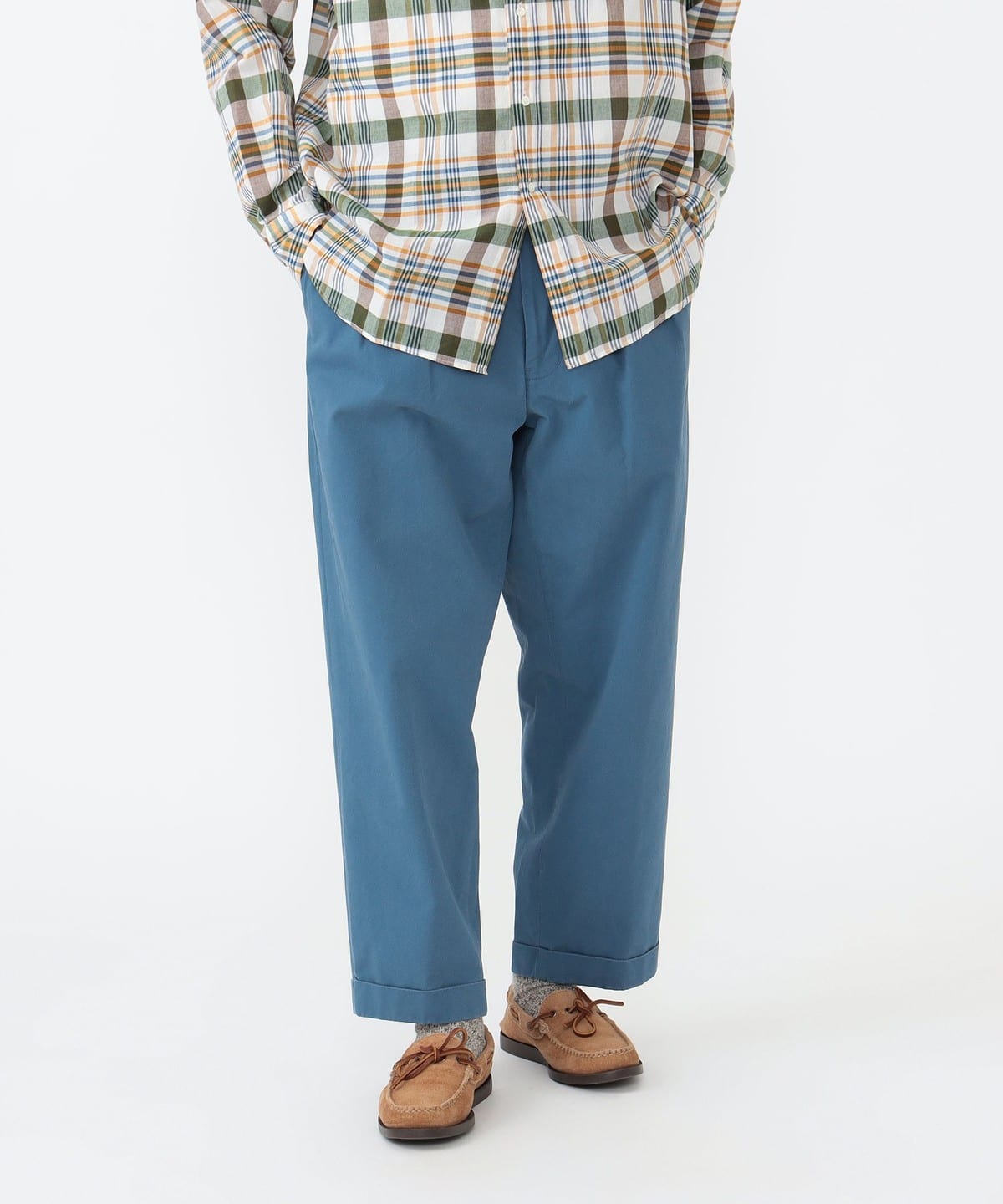 BEAMS PLUS / 2P Trousers Twill Bio Washed / 3823-0291-874