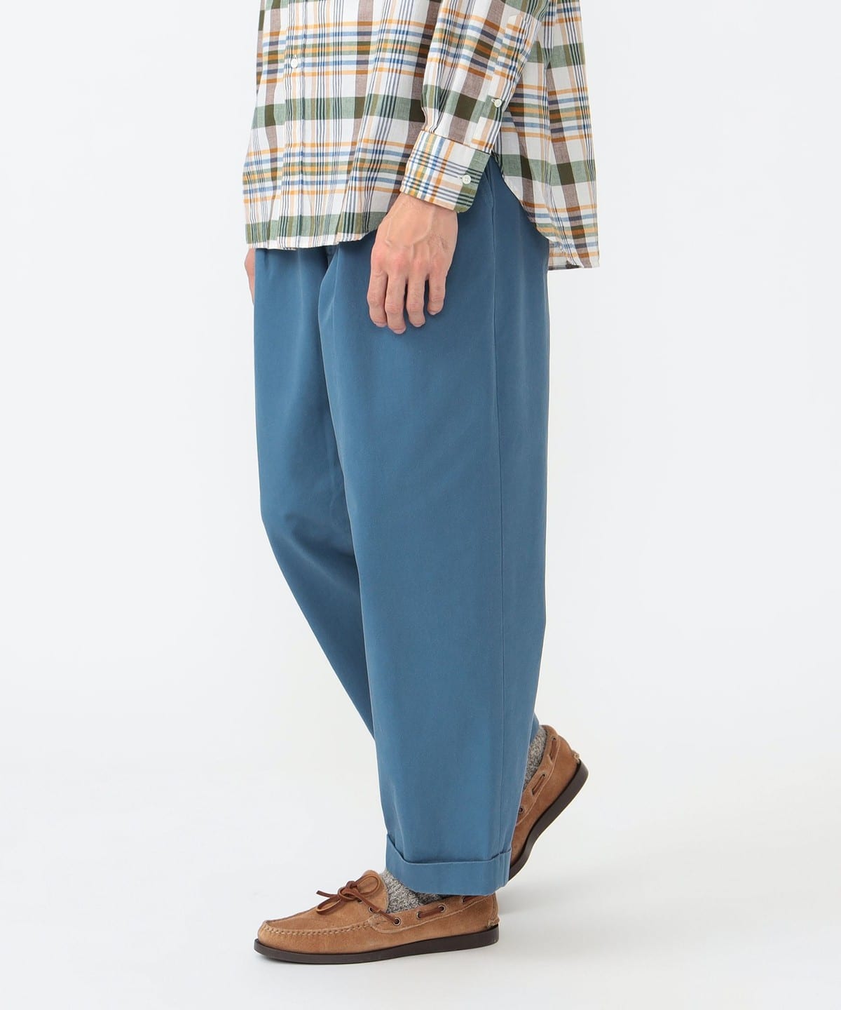 BEAMS PLUS / 2P Trousers Twill Bio Washed / 3823-0291-874