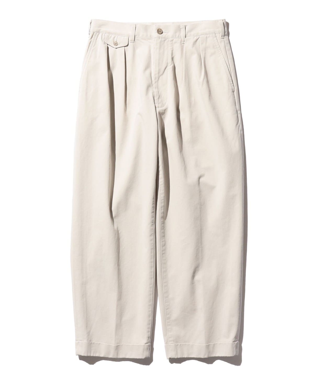 BEAMS PLUS / 2P Trousers Twill Bio Washed / 3823-0291-874