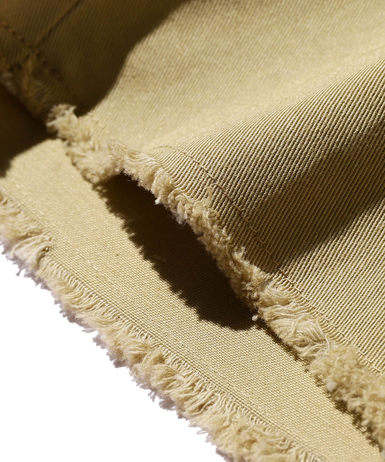 BEAMS PLUS / Plain Front Shorts Cut-Off Twill Garment Dye / 3825-0070-791