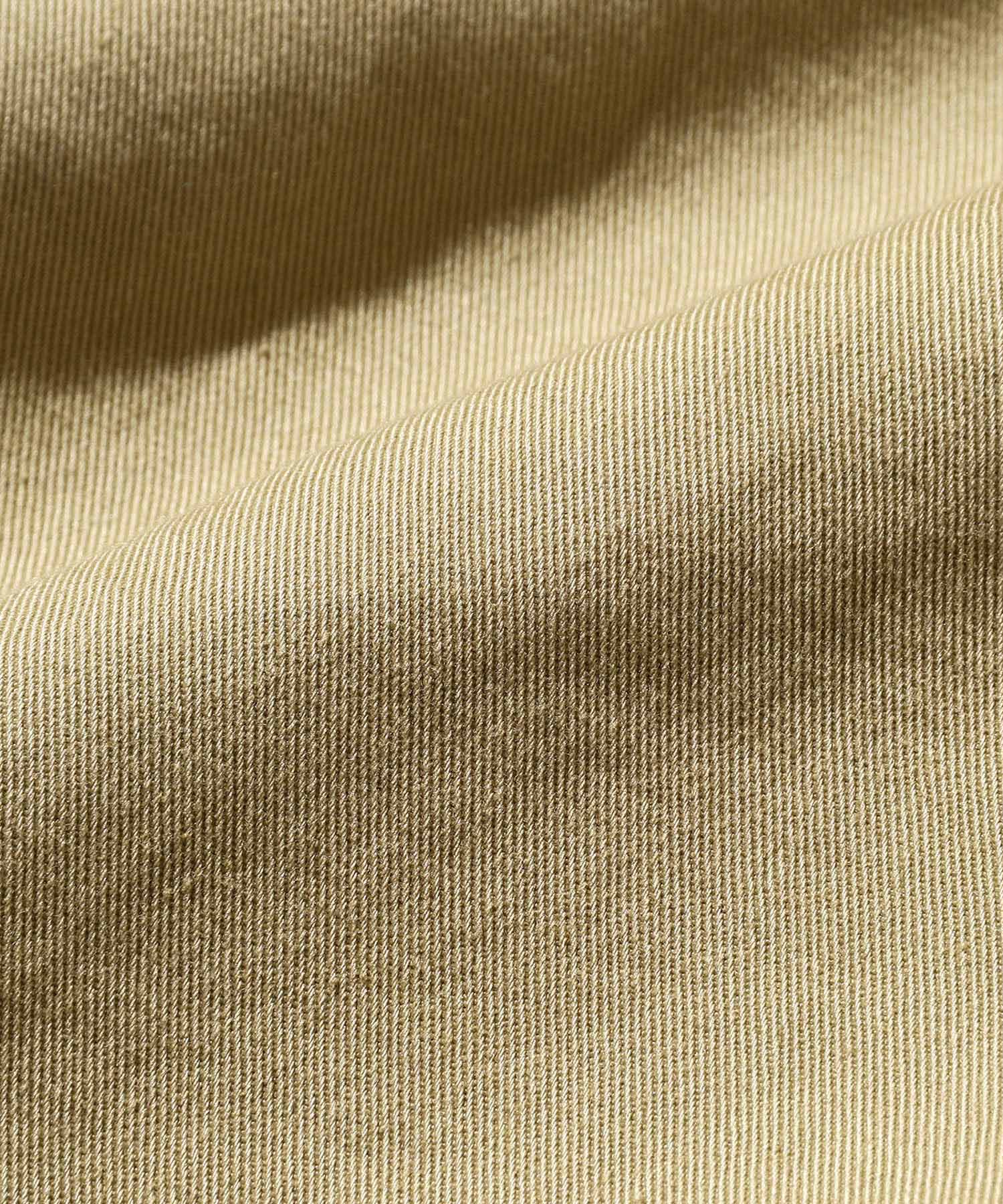 BEAMS PLUS / Plain Front Shorts Cut-Off Twill Garment Dye / 3825-0070-791